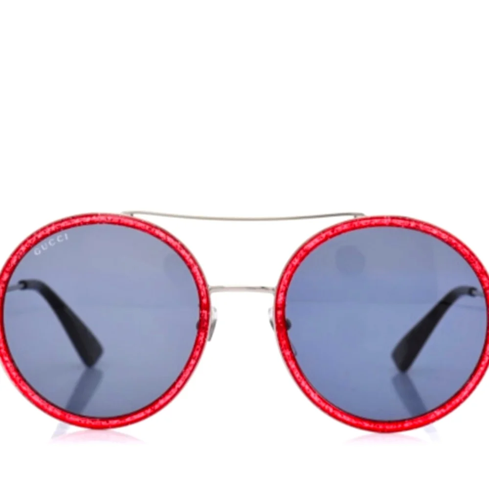 Gucci round frame glitter sunglasses - Picture 1 of 8